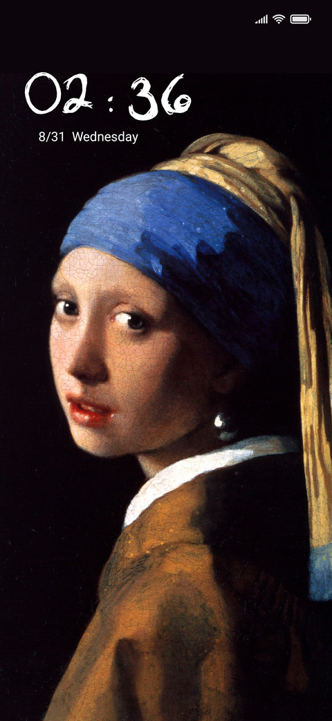 Pearl earring screenshot