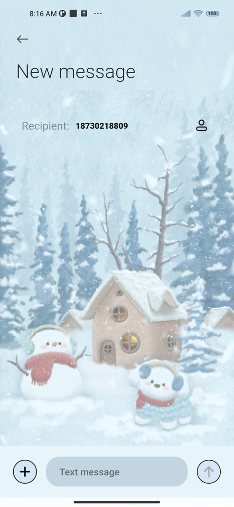 Winter Day Letter screenshot
