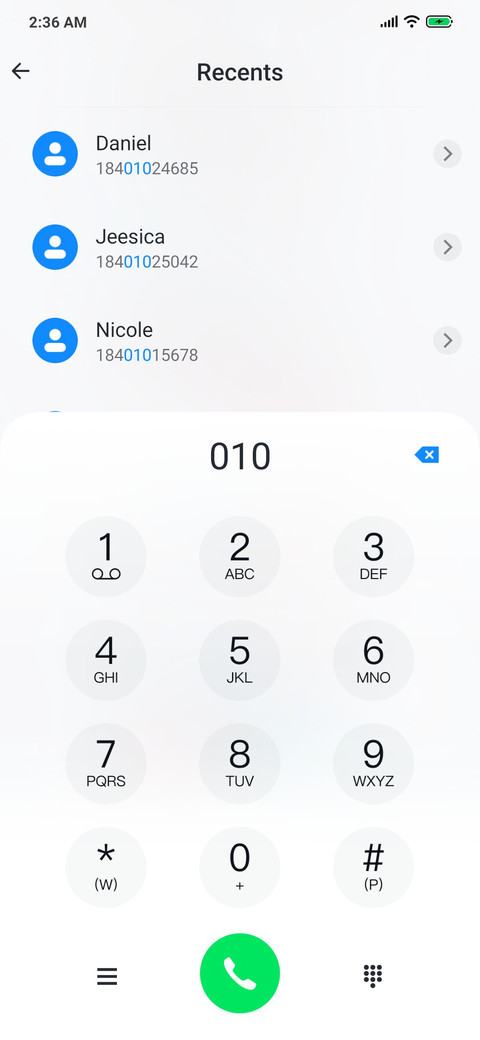 Hello white v11 screenshot