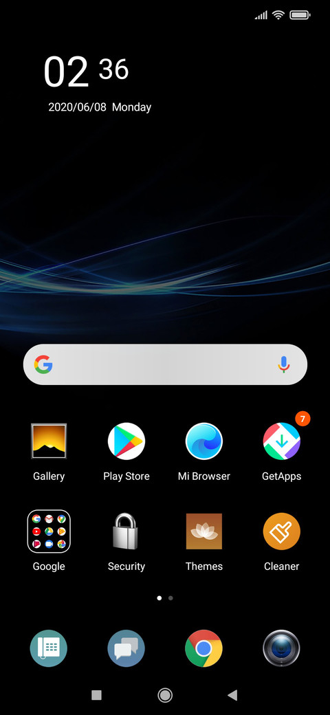 Black and blue screenshot