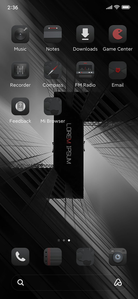 PureBusinessBlack screenshot