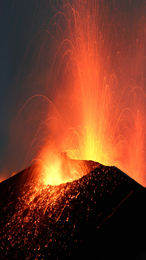 火山风光-拍信图库 screenshot