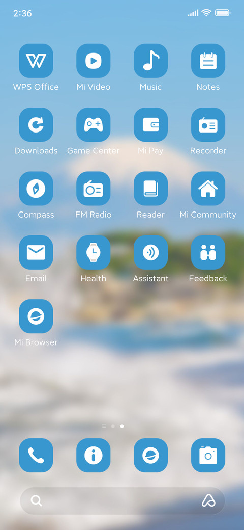 Seaside screenshot