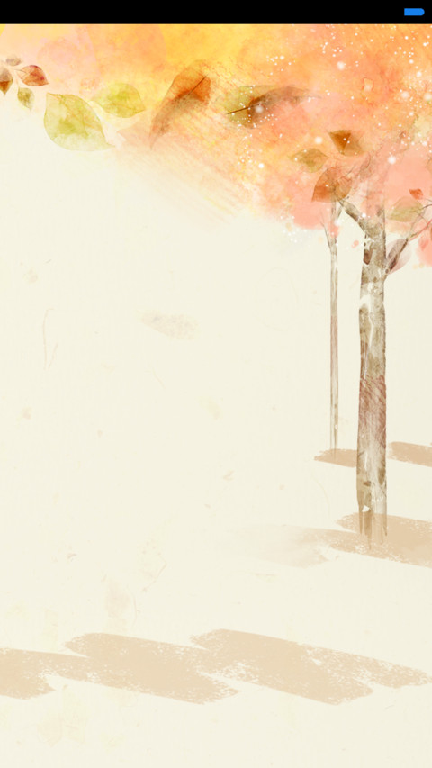 简秋-水彩风(音乐锁屏) screenshot