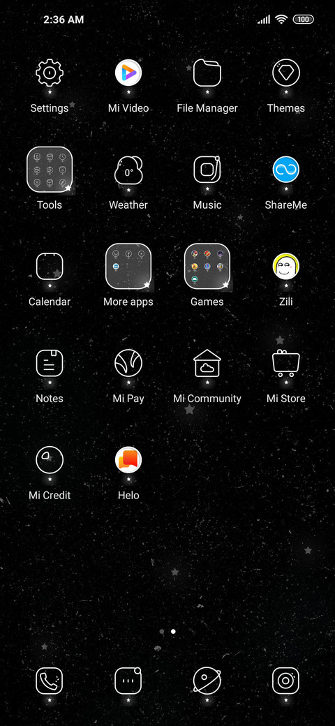 The vast galaxy screenshot