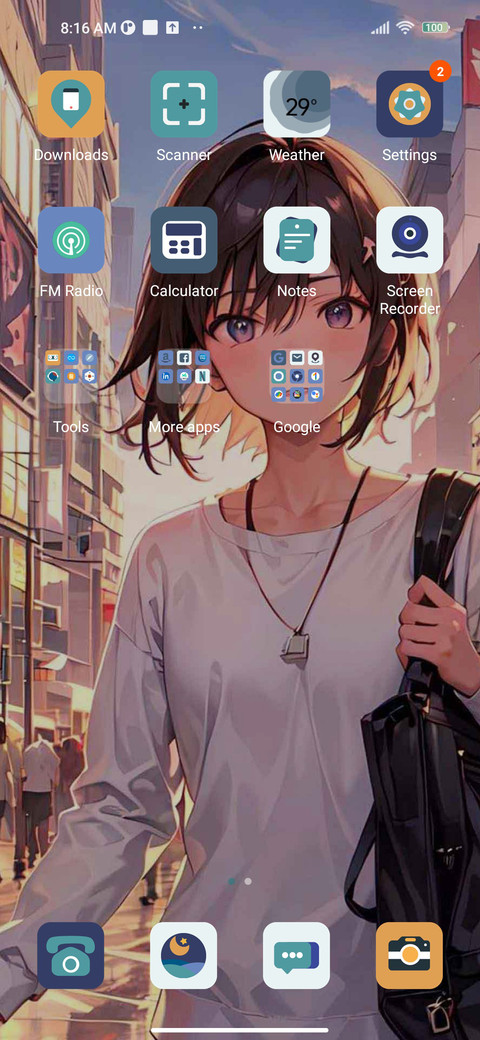 Backpack girl screenshot