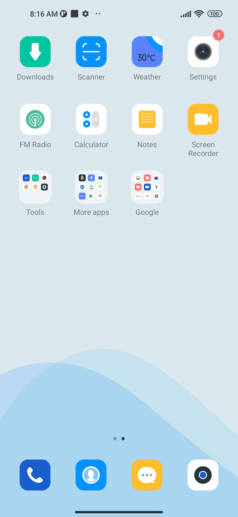Sky Blue screenshot