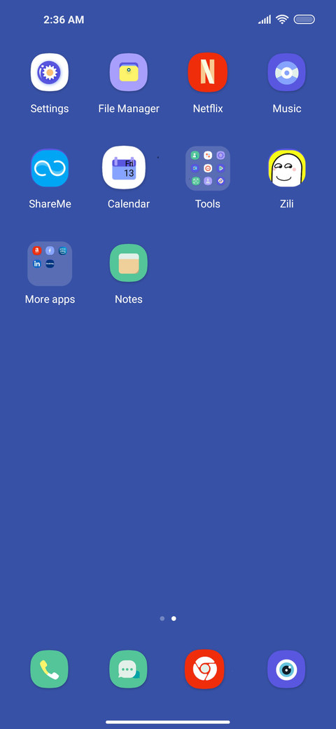 azure widget screenshot
