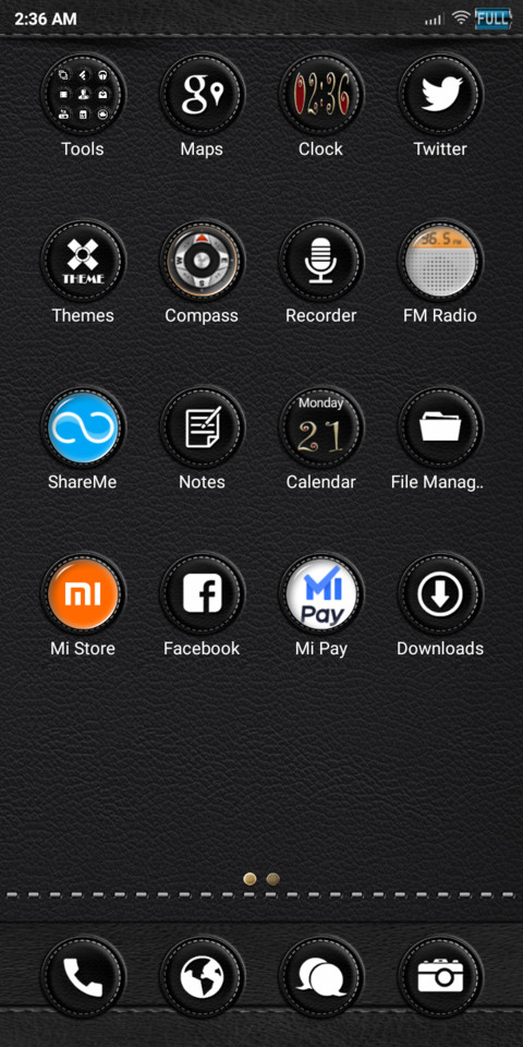 Leather Black screenshot