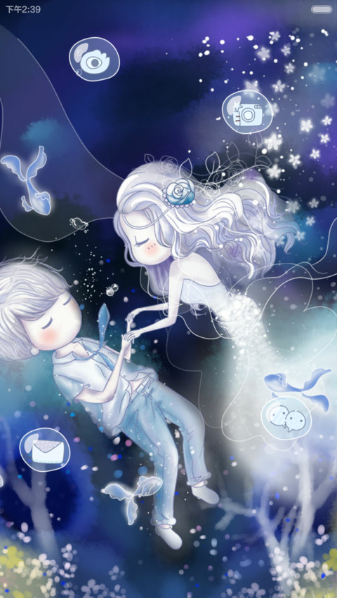 小薇人鱼的眼泪【多锁屏+音乐界面+自由桌面】 screenshot