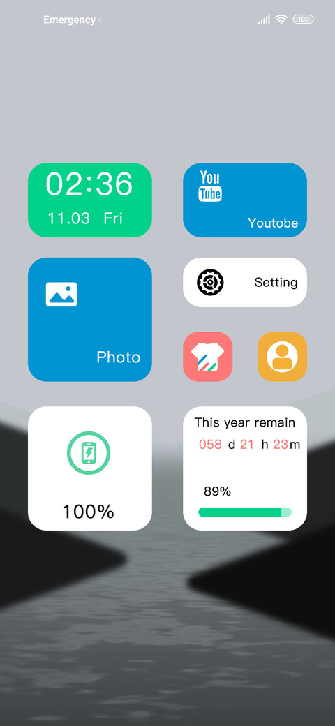 Gray Landscape screenshot