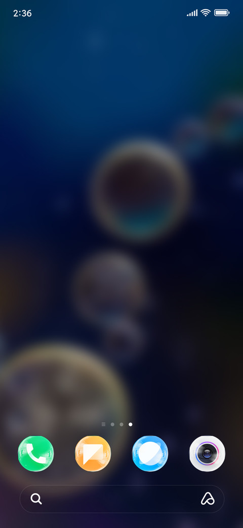 Bubbles screenshot