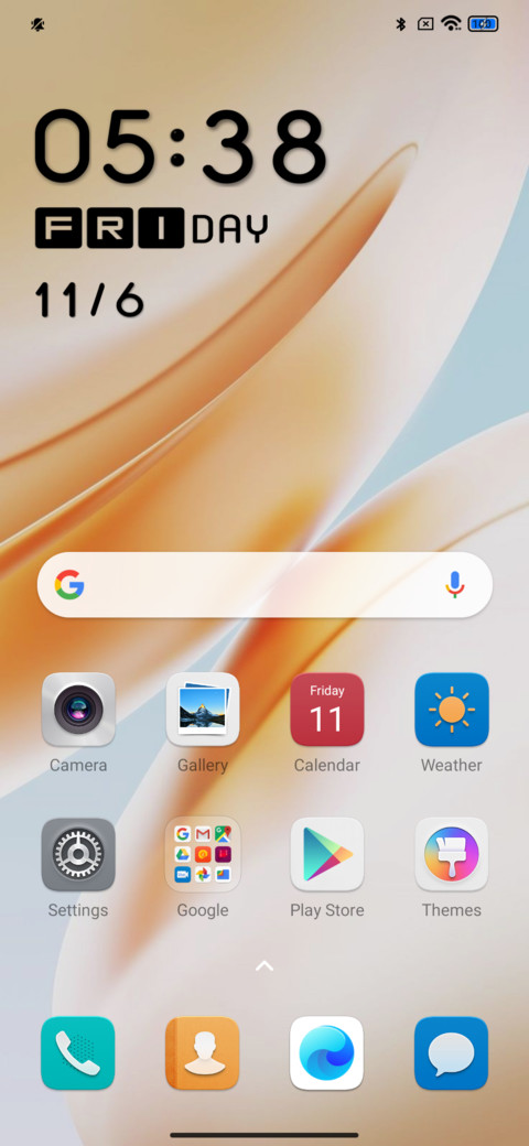 White SQUARE MIUI screenshot