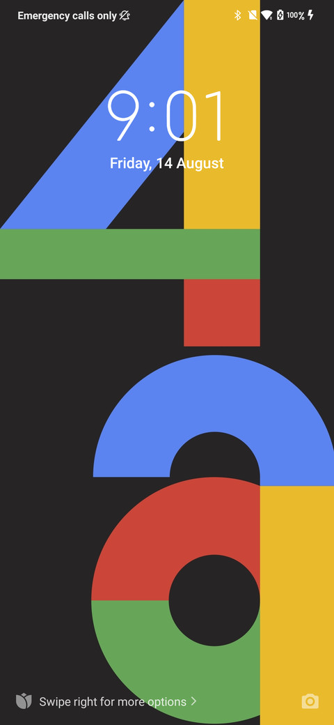 Pixel 4a screenshot