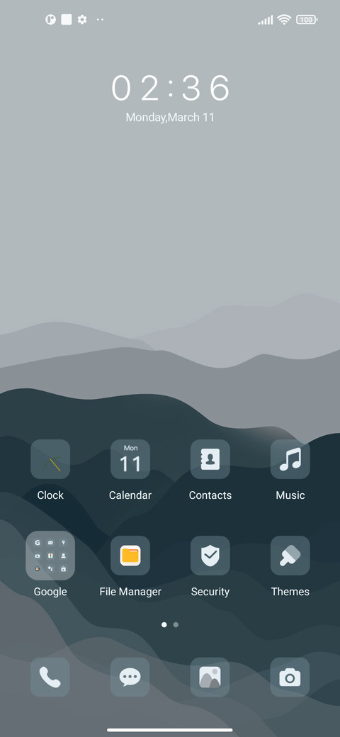 Cloudy mountains screenshot