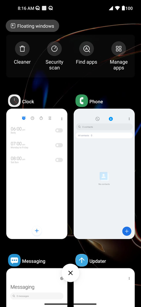 Experience UI v12 screenshot