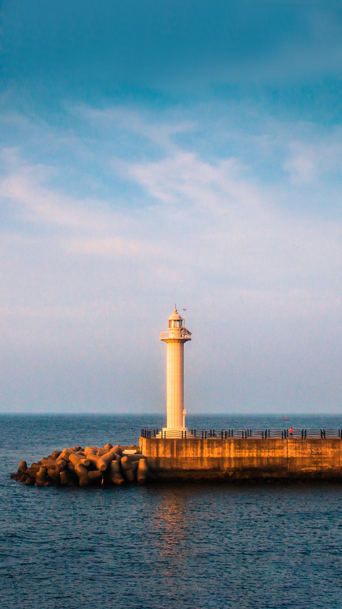 Standing Lighthouse at jeju island, South Korea screenshot