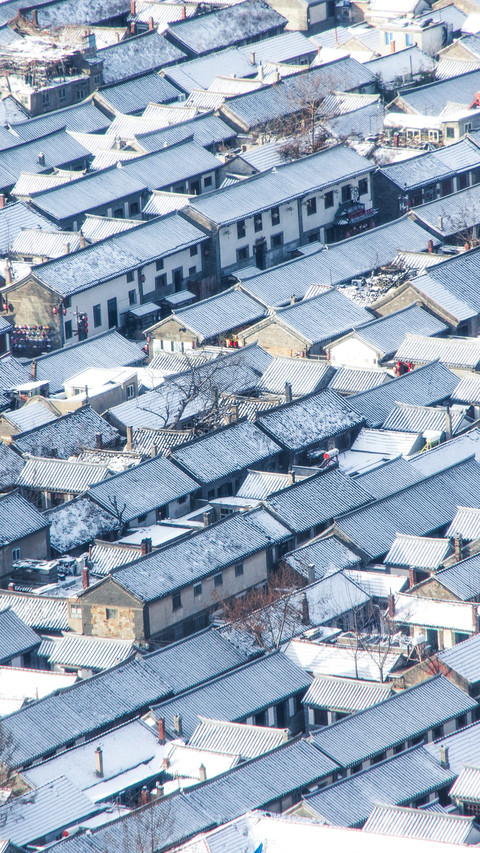 Yantai shandong welcomes a blizzard screenshot