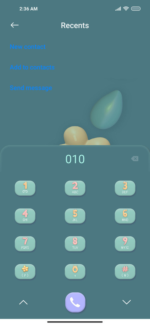 3D lovely flowers screenshot