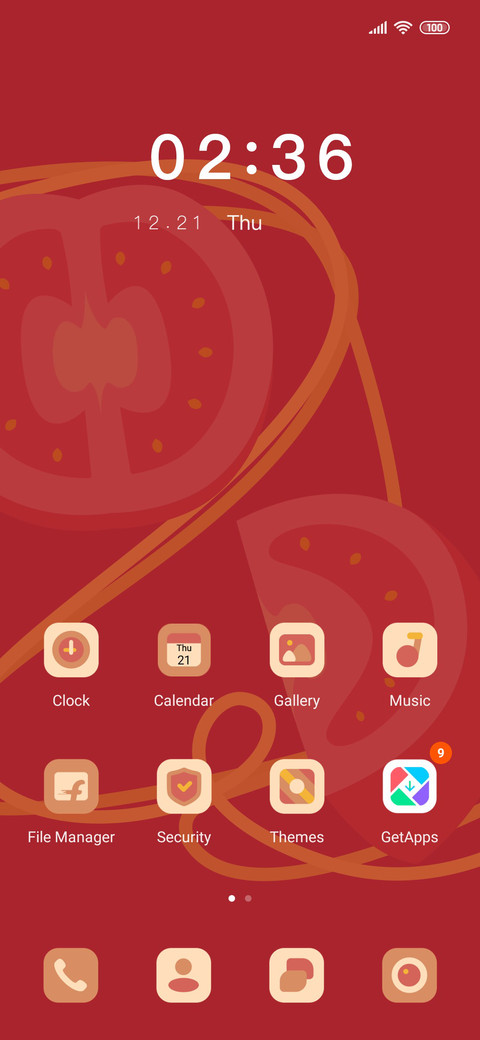 Daily food screenshot