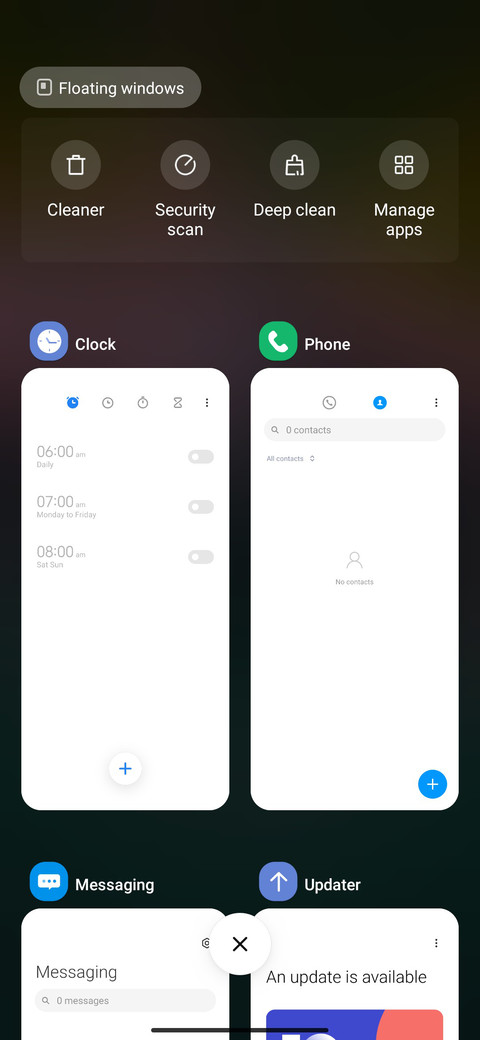 Samsung screenshot