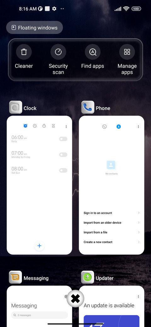 Thunder v12 screenshot