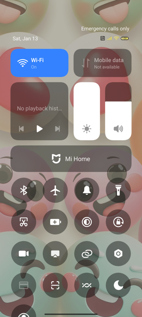 Mood diary screenshot