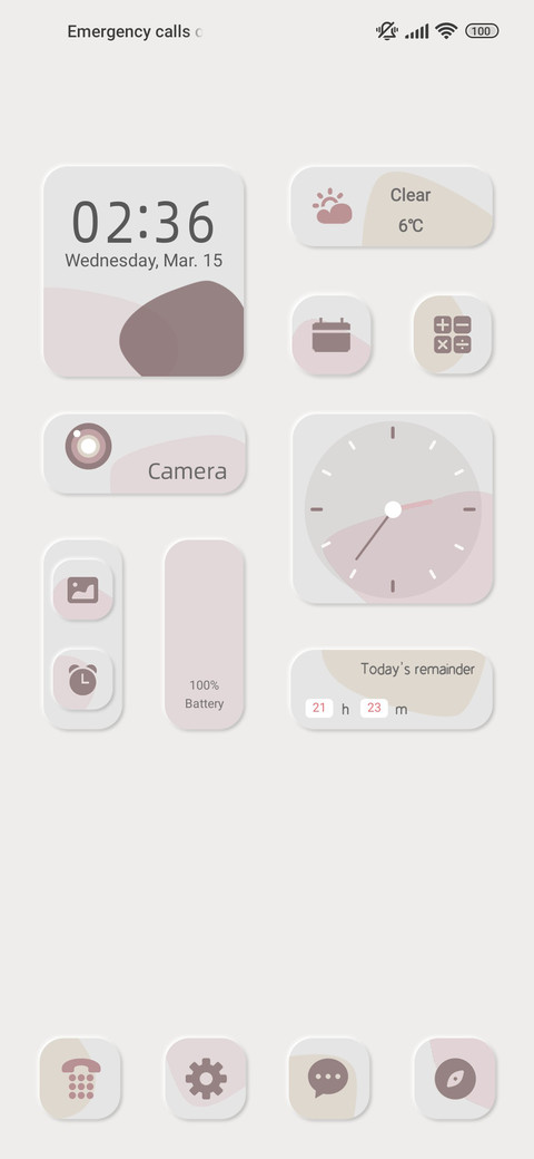 Minimalist Morandi screenshot
