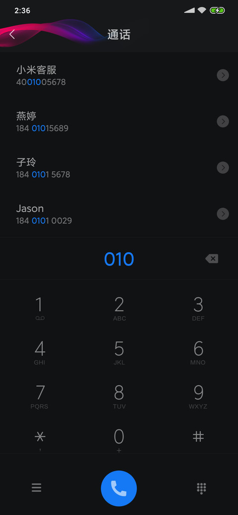 Color dark screenshot