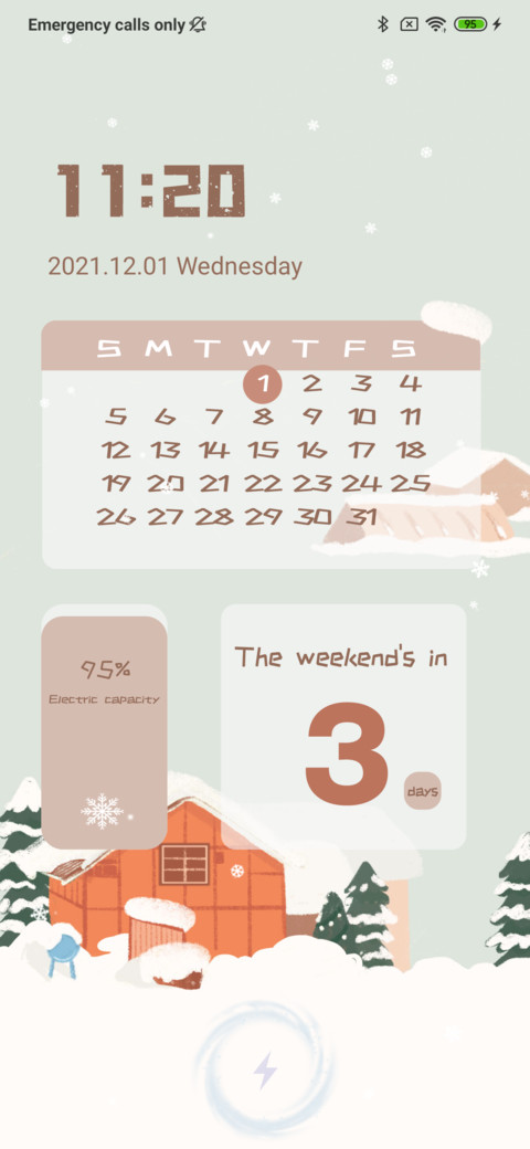 Winter snow screenshot