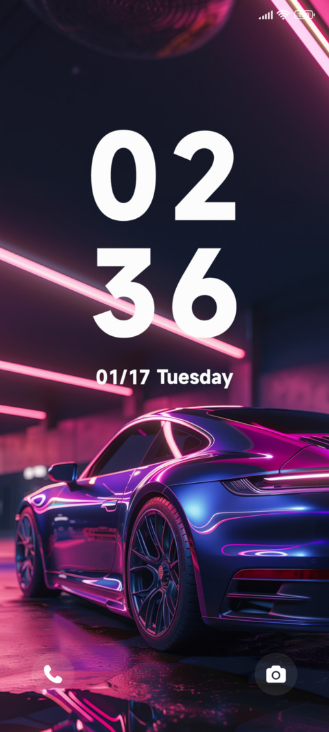 Fancy sports car screenshot