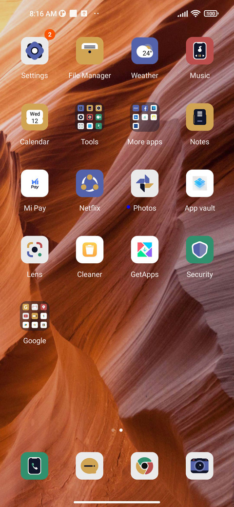 Wind eroded rock screenshot