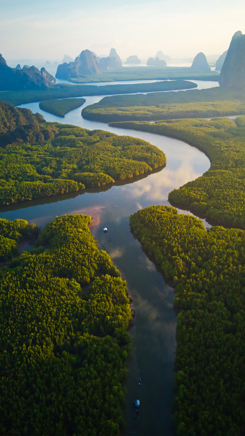 The morning in phang nga bay screenshot