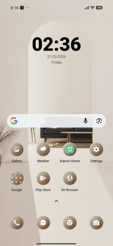Minimal Setup screenshot