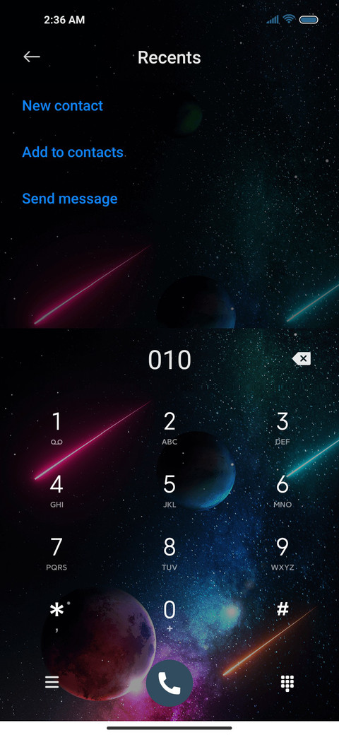 Universe planet screenshot