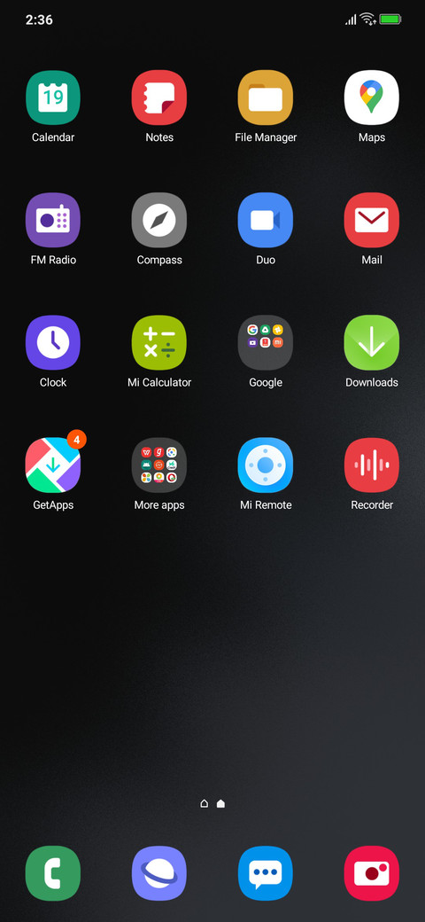 OneUi Black Q screenshot