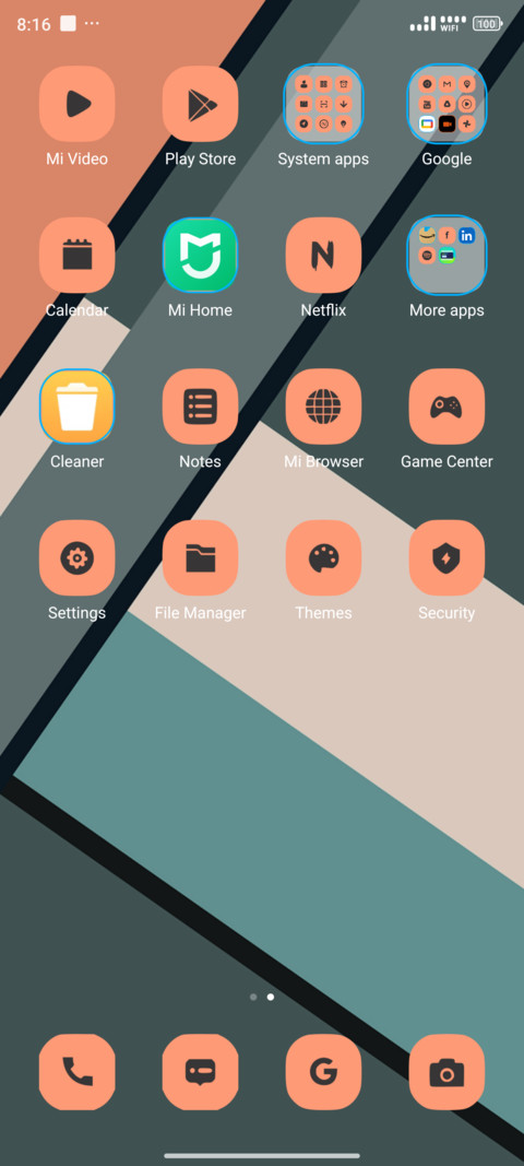 Geometric bg screenshot