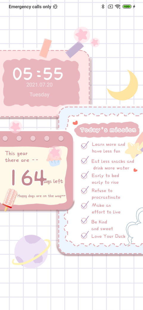 Post-it daily screenshot