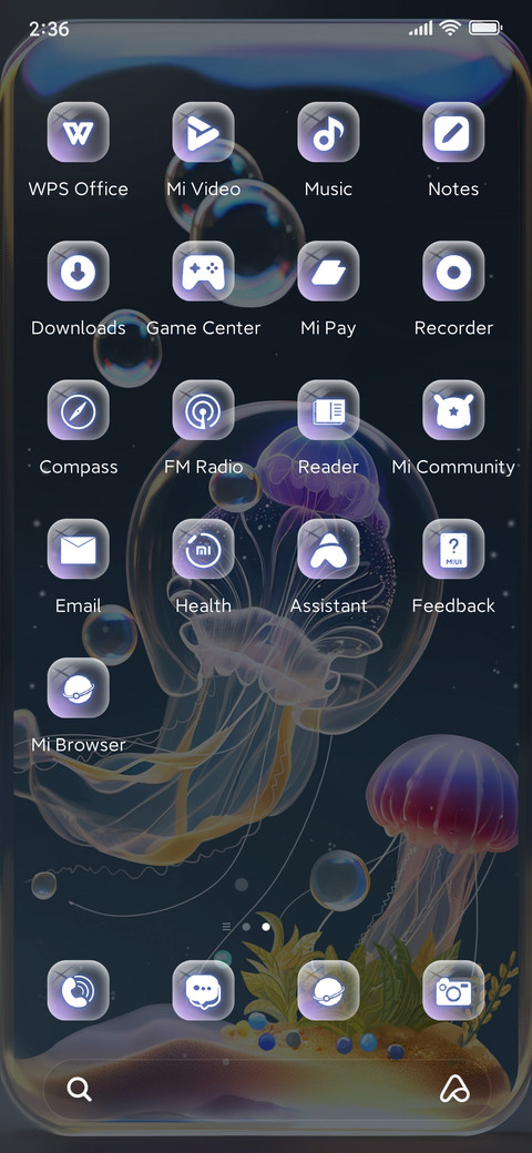 Deep sea jellyfish screenshot