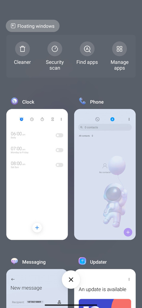 Astronaut Widgets screenshot