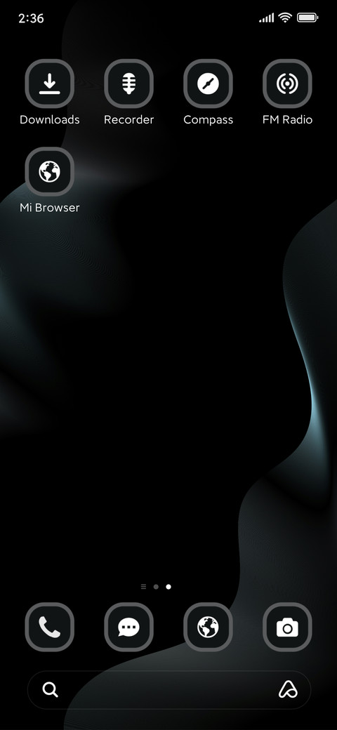 Grey Waves screenshot