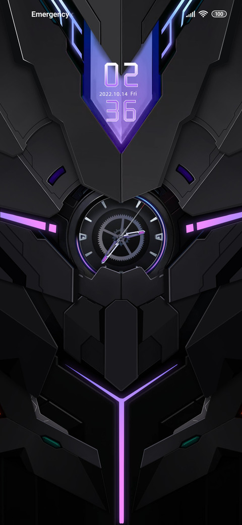 Cool black mecha screenshot