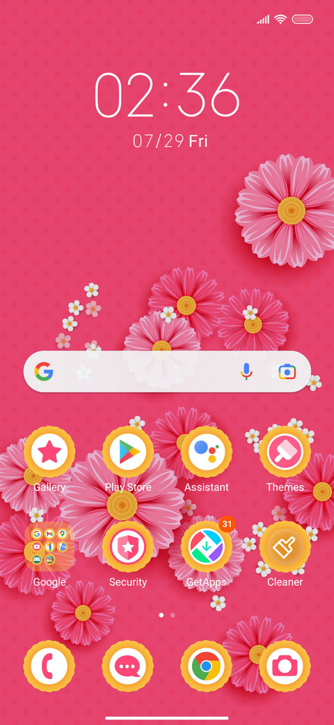Pink Flowers Gift screenshot