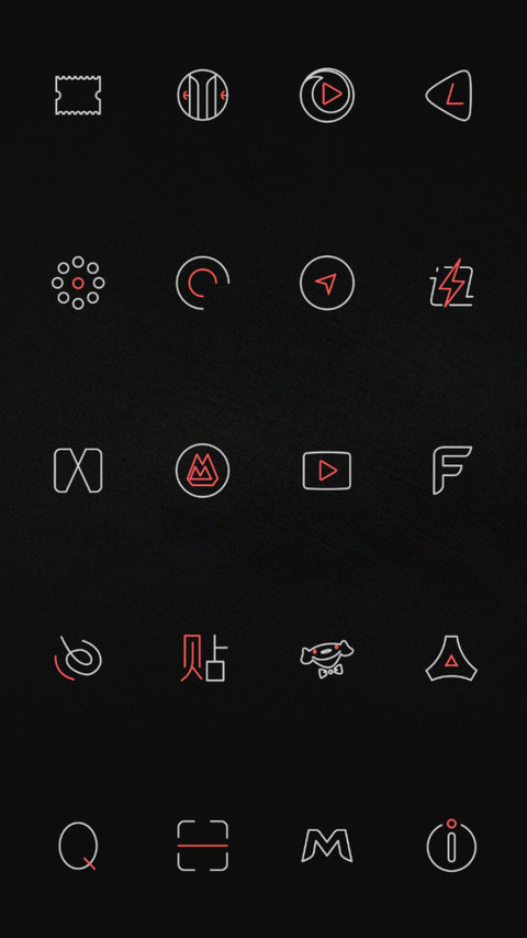 Simple Black Red screenshot