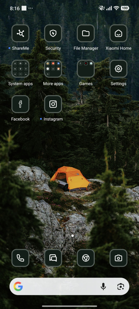 Tent screenshot