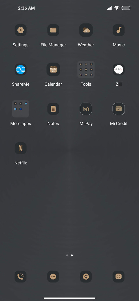 Business big dial screenshot