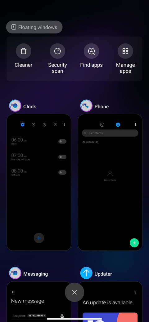 CC- Cluster screenshot