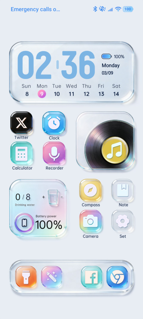 Colorful glass screenshot