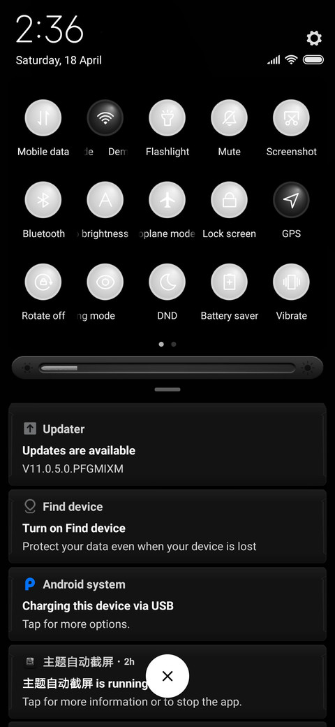 Black White screenshot