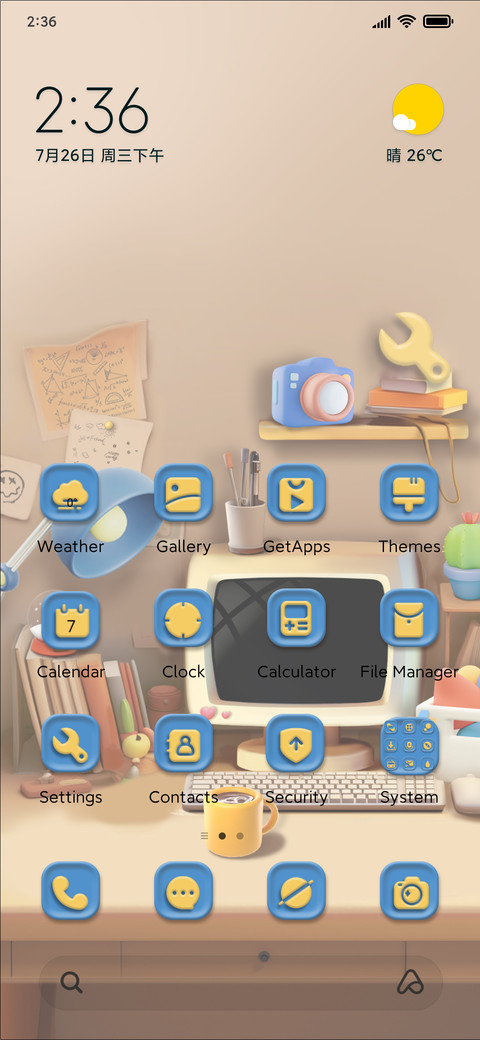 3D desktop screenshot